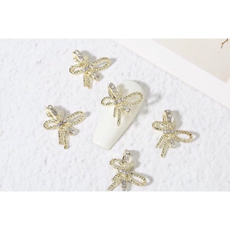 [phụ kiện nail] Charm nơ nail