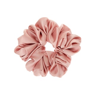 [HB Gift] Scrunchies Lụa Cột Tóc Màu Rose Gold