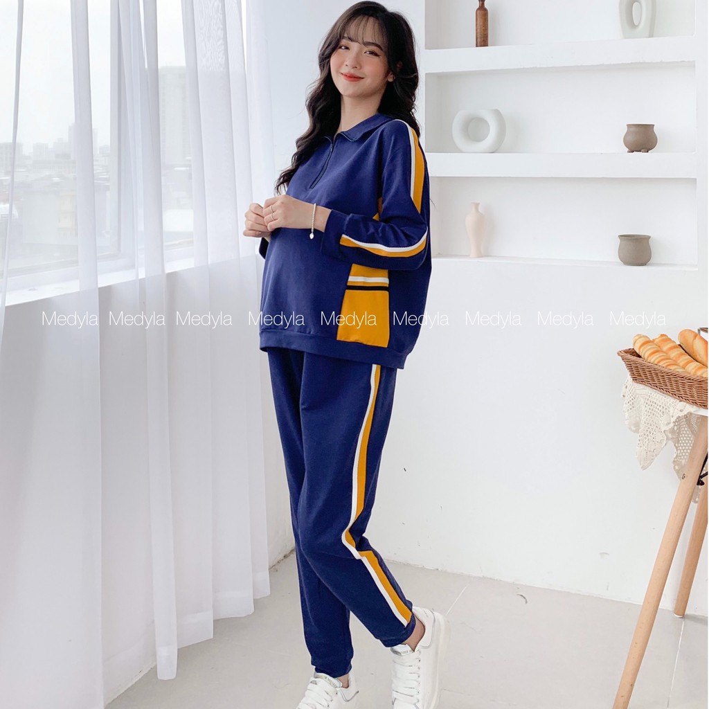 MEDYLA - Đồ bầu thu đông Hoodie nỉ da cá dày dặn - DBH005 | BigBuy360 - bigbuy360.vn