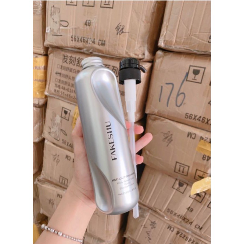 (CÓ IN CHỮ NỔI) HẤP TÓC LỤA TƠ TẰM FAKESHU 618ML