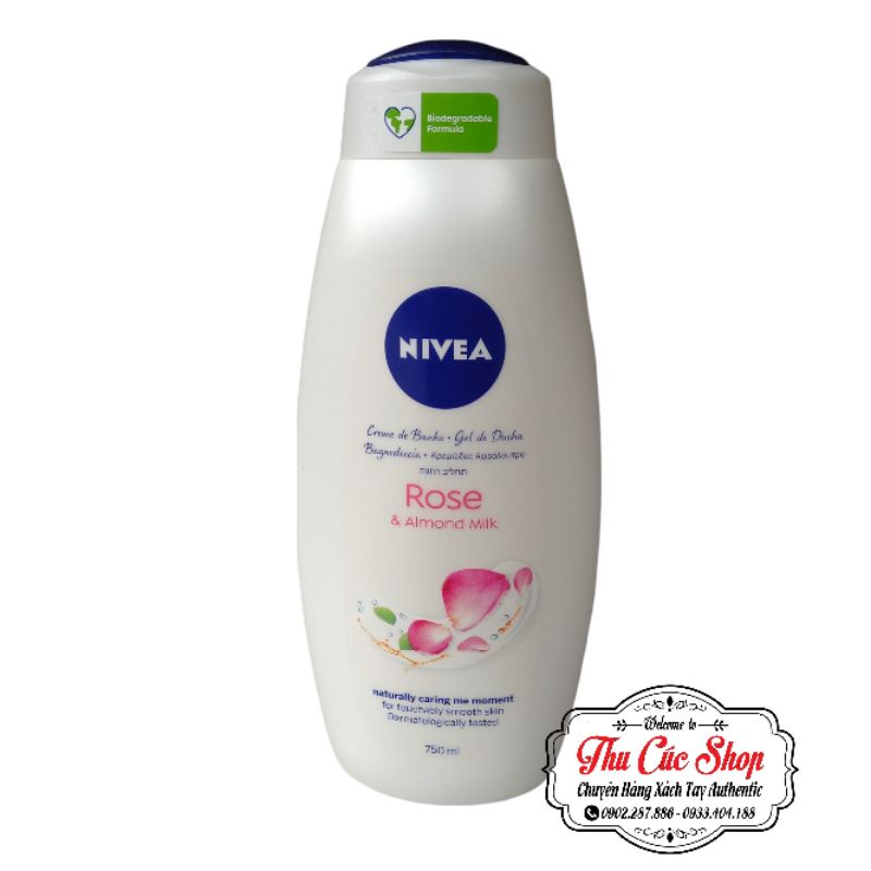 Sữa tắm Nivea Đức 750ml [hàng chuẩn]