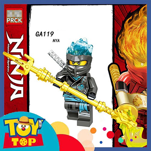 [Một con] Lắp ráp Minifigures ninjago season 11 forbidden Jay Zane Kai Lloyd Nya Cole rắn xếp hình PRCK GA115-122