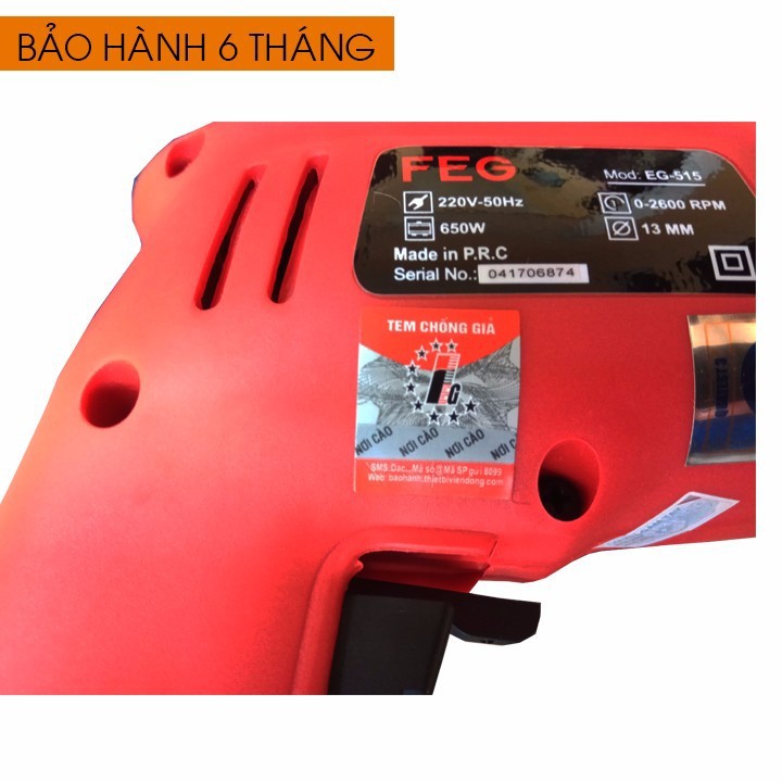 MÁY KHOAN FEG 515 650W - CHÍNH HÃNG - MKF