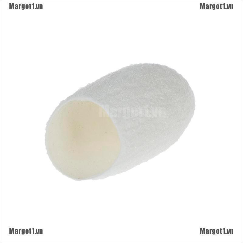 [Margot] 100Pc/set Natural Silk Cocoons Silkworm Balls Facial Skin Care Scrub Whitening [VN]