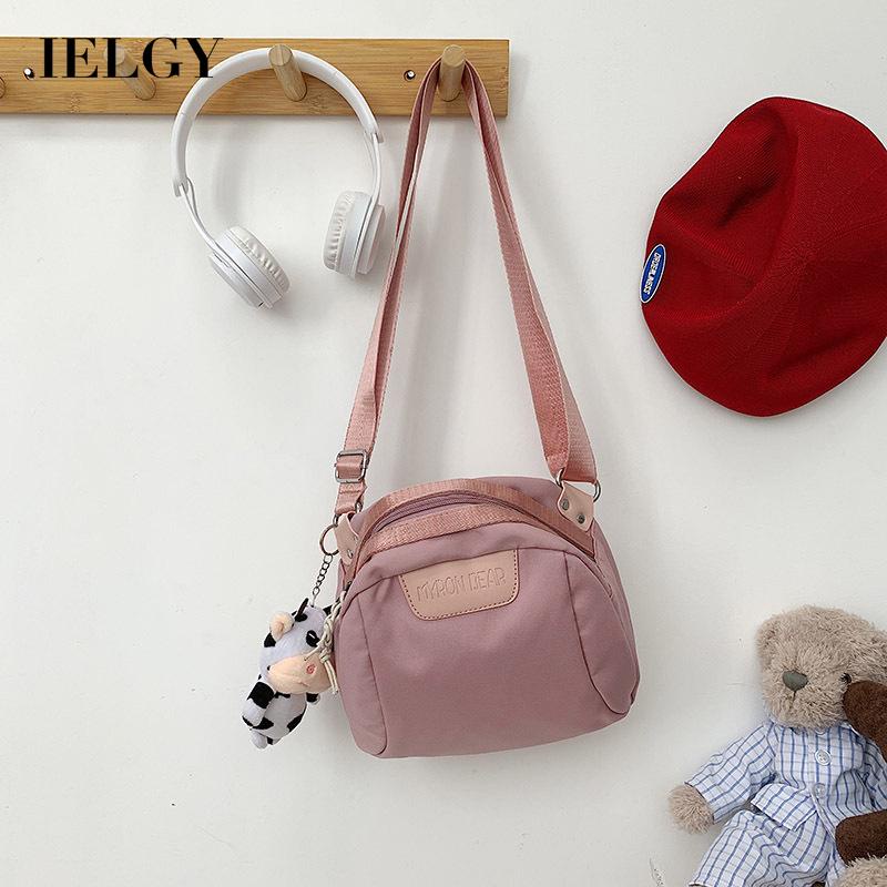 Túi đeo chéo canvas IELGY màu sắc thời trang cho nữ