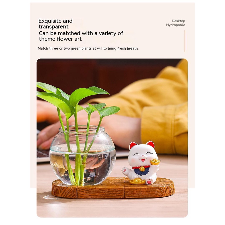 Mèo May Mắn Nhỏ Xinh Để Bàn Trang Trí Nội Thất