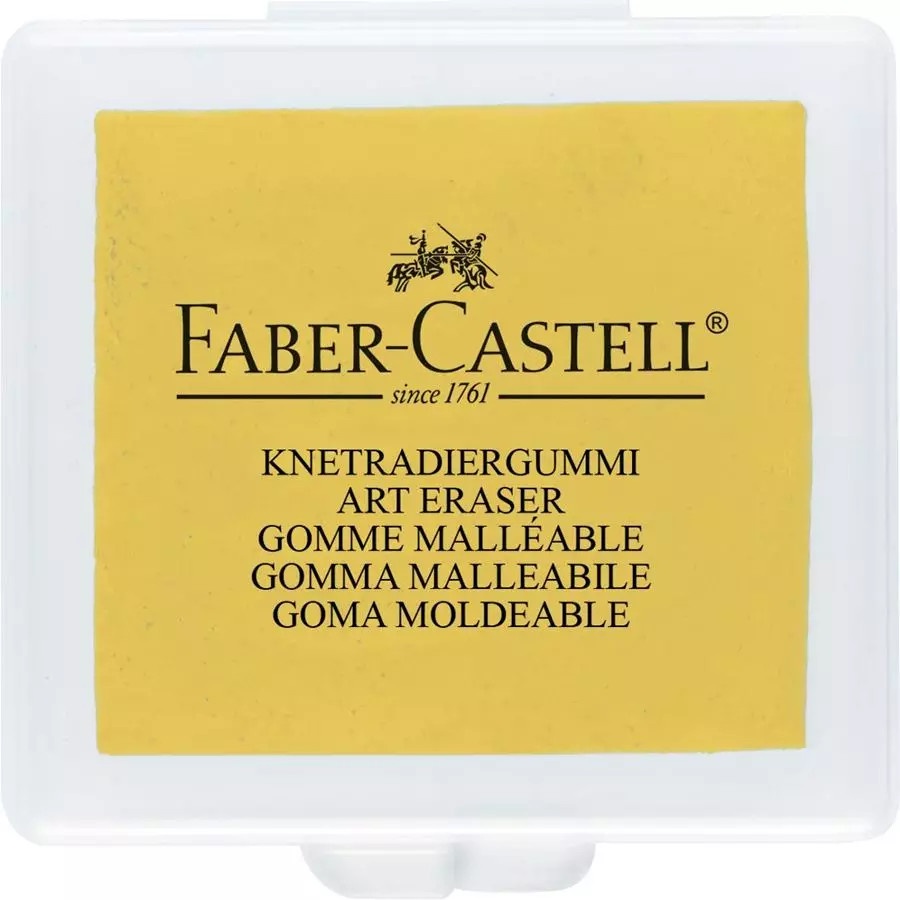 Gôm Đất Sét Màu RD/YL/BU, Hộp Nhựa Faber-Castell