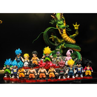 Set mô hình 16 con Dragon ball có mabu bộ sưu tập 7 viên ngọc rồng tsum tsum