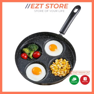 (Hàng Thanh Lý - Lỗi Nhẹ Do ĐVVC) Chảo chiên trứng 4 ngăn chống dính tiện lợi EZT