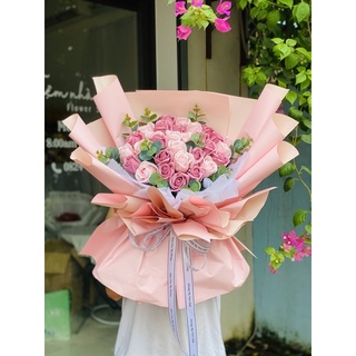 Bó hoa sáp Hàn Quốc 30 bông siêu ngọt ngào - tặng thiệp