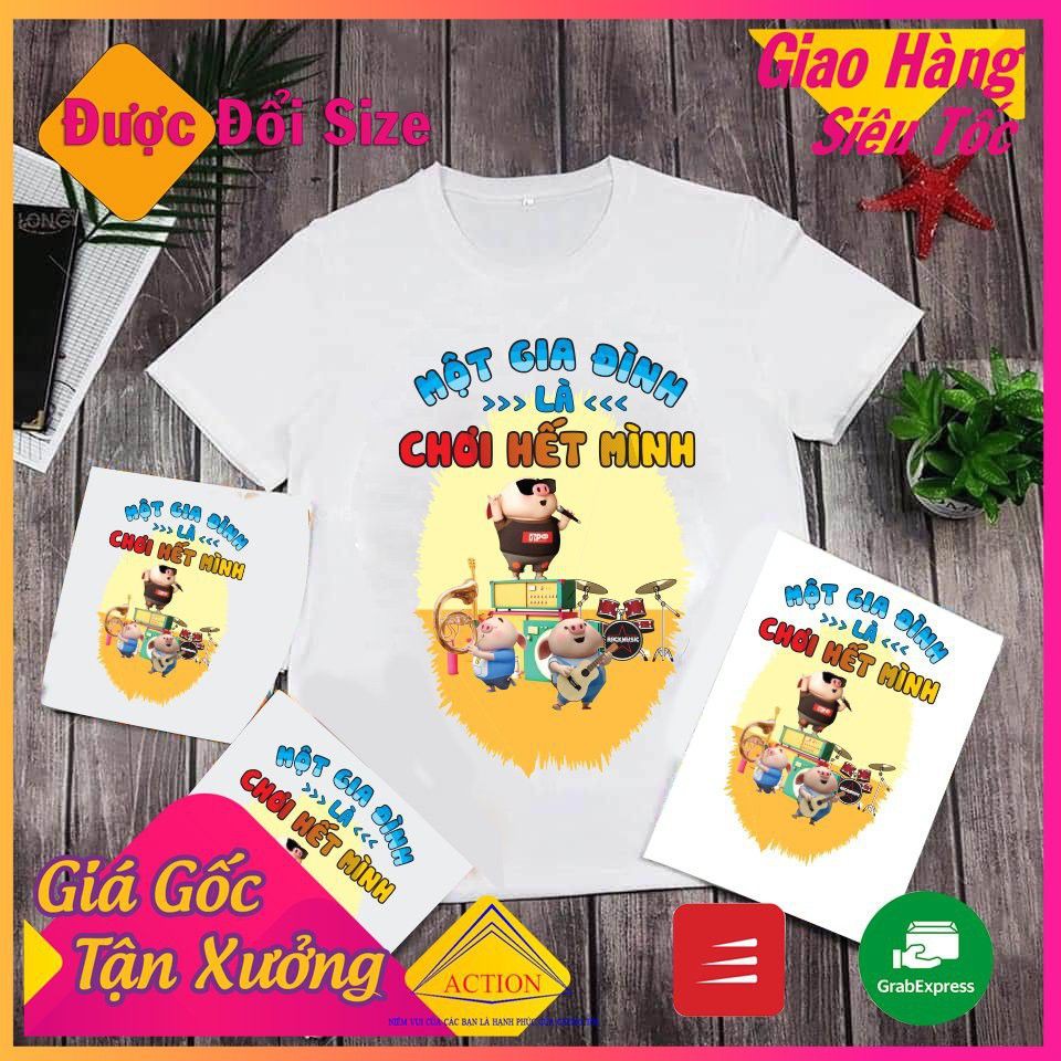 [GIÁ SỈ] Áo Thun Team Sologan – [THE ACTION] - Inbox chọn mẫu ( Quà Tặng)