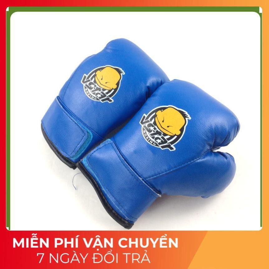 [Free Ship] GĂNG TAY BOXING TRẺ EM MÀU XANH