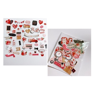 Die cut sticker Valentine - tình yêu, dùng trang trí love box, scrapbook và khung ảnh nổi