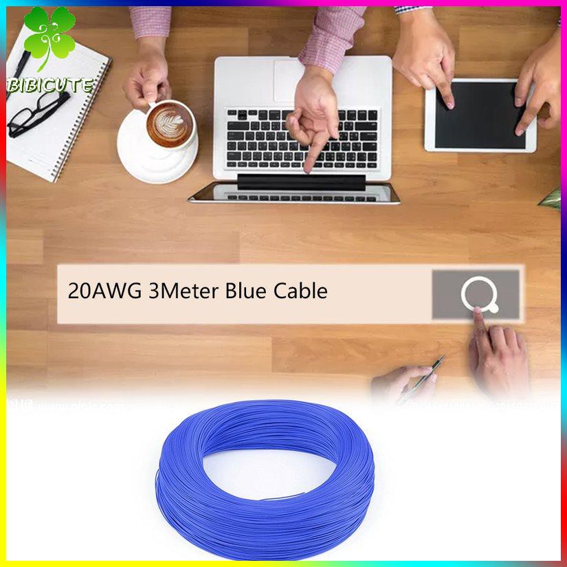 (0210) Dây Cáp Màu Xanh Dài 20awg 3m