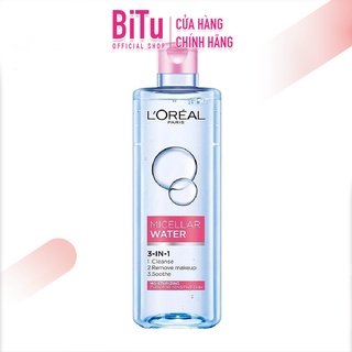 Nước tẩy trang loreal - l'oreal paris hồng nhạt 3-in-1 micellar water 400ml