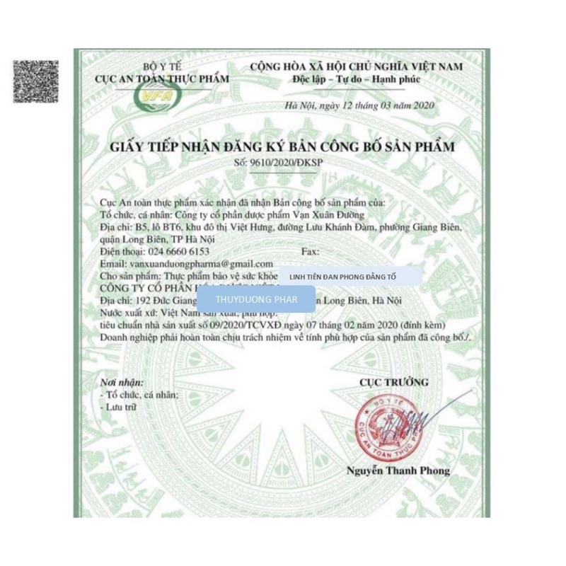 Linh Tiên Song Đằng Tố Plus 20 Viên  - Linsen Double Caulis - Tiệm Thuốc Bắc Sài Gòn
