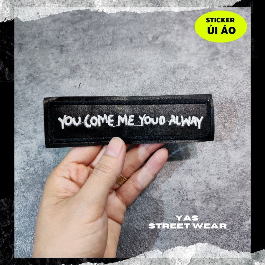 Sticker ủi áo cao cấp, miếng dán quần áo dùng làm Patch ủi, miếng vá quần áo, vá áo phao, trang trí BALO
