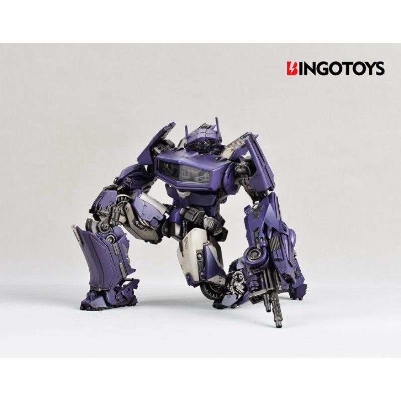 Sẵn kho new mô hình robot biến hình transformers Silencer Shockwave BT01 BINGOTOYS