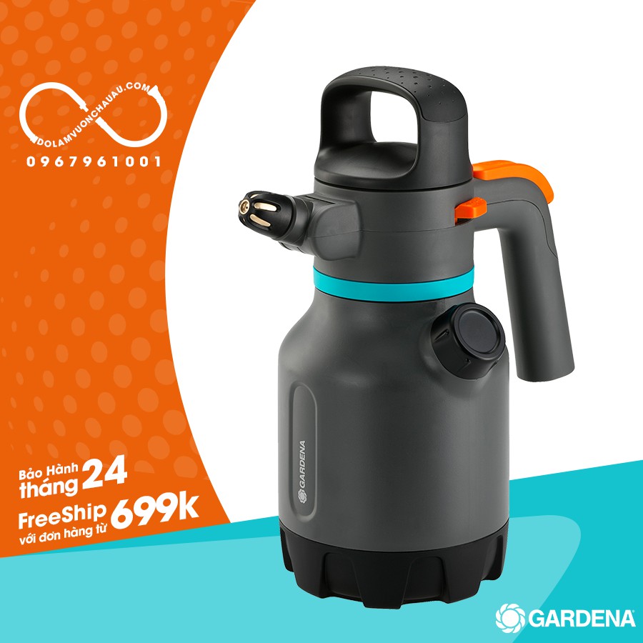 Bình xịt tưới áp suất 1.25L (Gardena 11120-20)