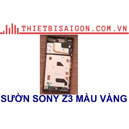 SƯỜN SONY Z3 MÀU VÀNG