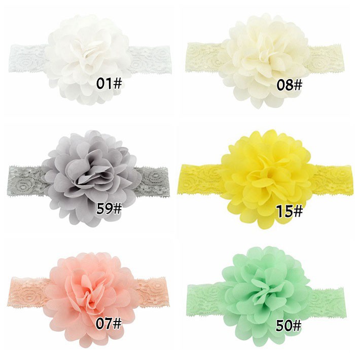 Băng đô KIDSBOWS 578 ren hoa co giãn dễ thương thời trang cho bé gái