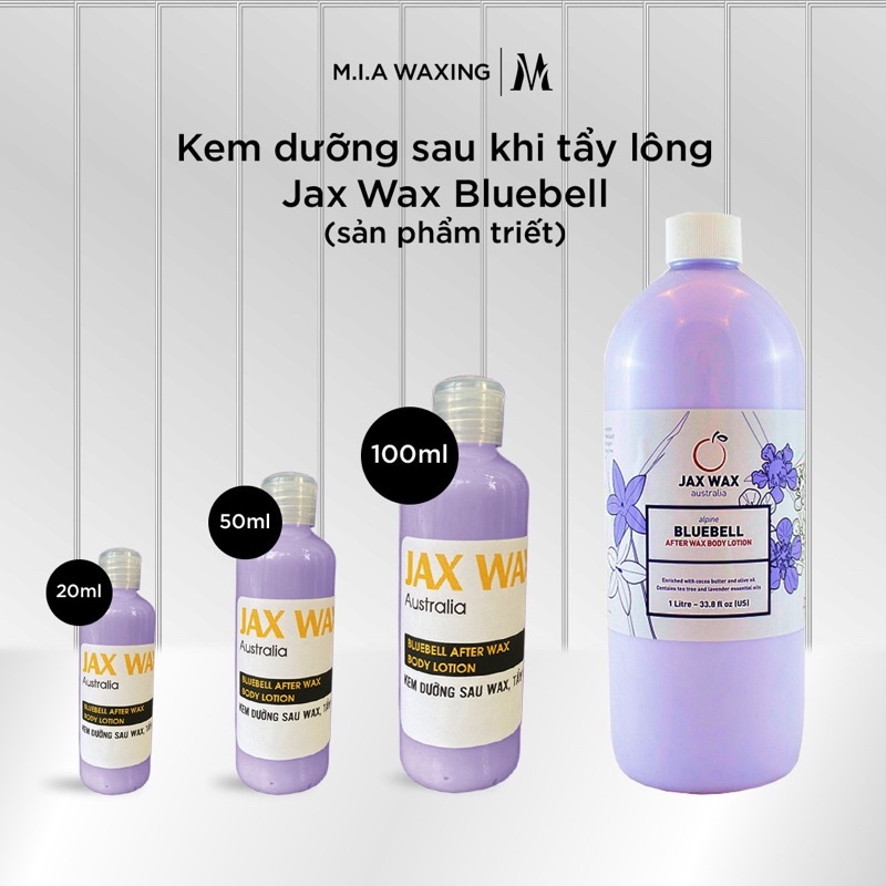 Kem Dưỡng Sau Wax Lông Jax Wax Ngừa Lông Mọc Ngược, Giảm Đỏ Rát, Se Khít Lỗ Chân Lông