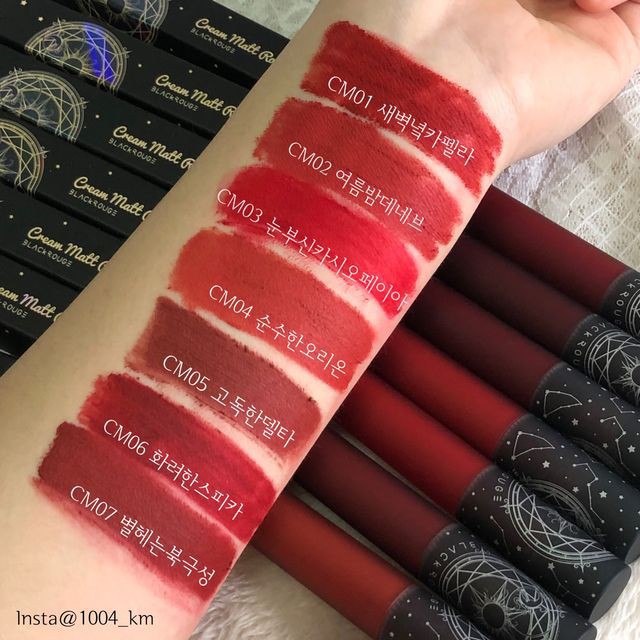 MBC Son kem lì Black rouge: BLACK ROUGE CREAM MATT ROUGE 1,2 | BigBuy360 - bigbuy360.vn