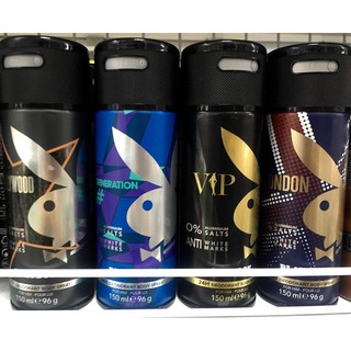 Xịt khử mùi toàn thân dành cho nam Playboy 24h Deadorant Body Spray 150ml