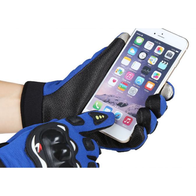 Găng tay đi phượt Sports Cảm Ứng điện thoại (LOẠI 1)- Găng tay Motor có gù bảo vệ - Găng tay nam - Găng tay chống nắng