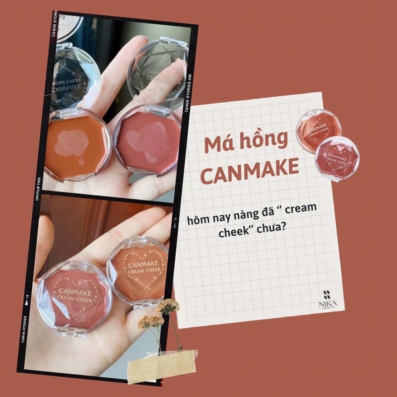 Má hồng kem Canmake Cream Cheek