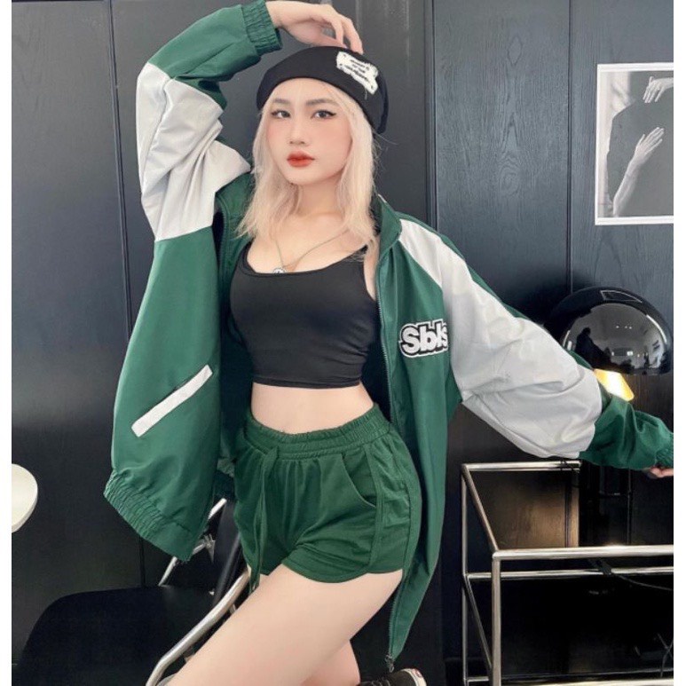 Áo Khoác Dù Sbls 2 lớp vải dù form unisex nam nữ