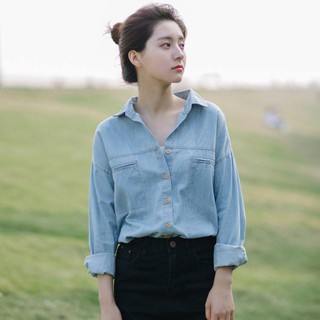 Sơ mi Denim nữ