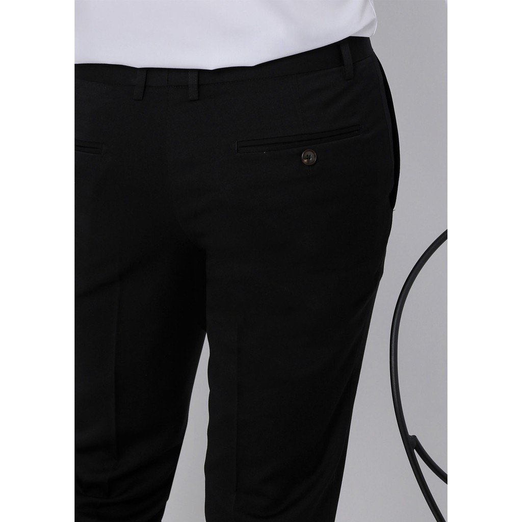 Quần tây đen hàng cao cấp, ống suông rộng thoải mái, giá xưởng vải cotton cao cấp co giãn | BigBuy360 - bigbuy360.vn