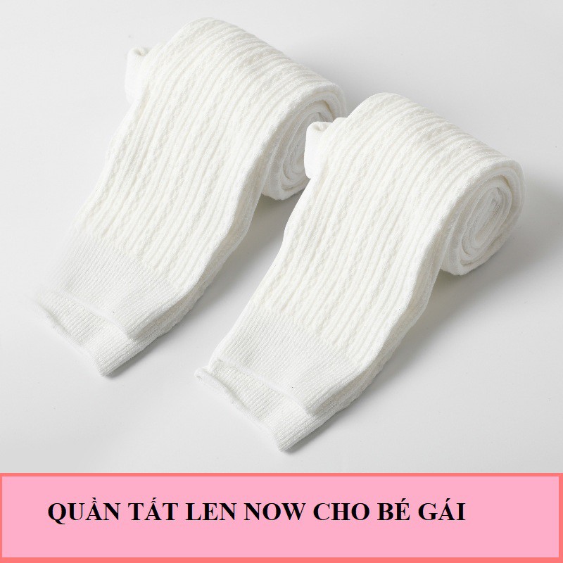 Quần tất len cho bé gái không bàn Now