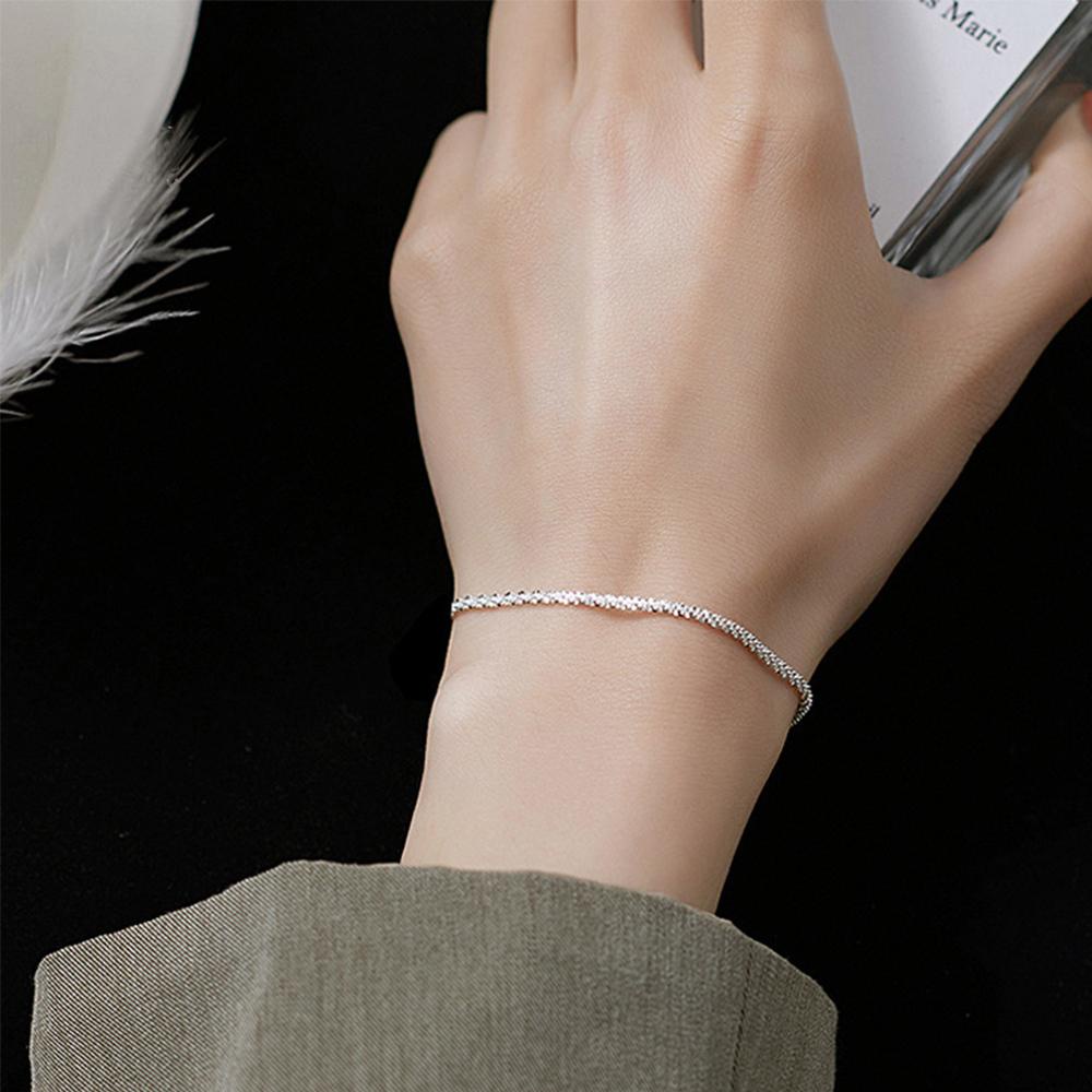 Vòng Tay Thời Trang Đính Đá Lấp Lánh Cho Nữ