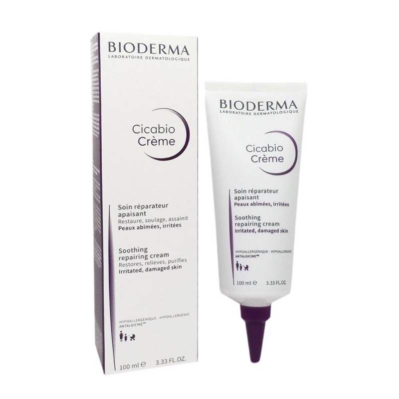 { BIODERMA TÍM} Kem dưỡng phục hồi da Bioderma Cicabio Creme