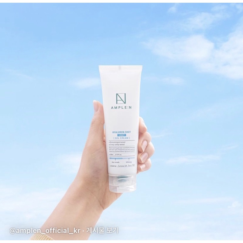 GEL DƯỠNG ẨM HYALURON SHOT LIGHT GEL CREAM 80ML - AMPLE:N