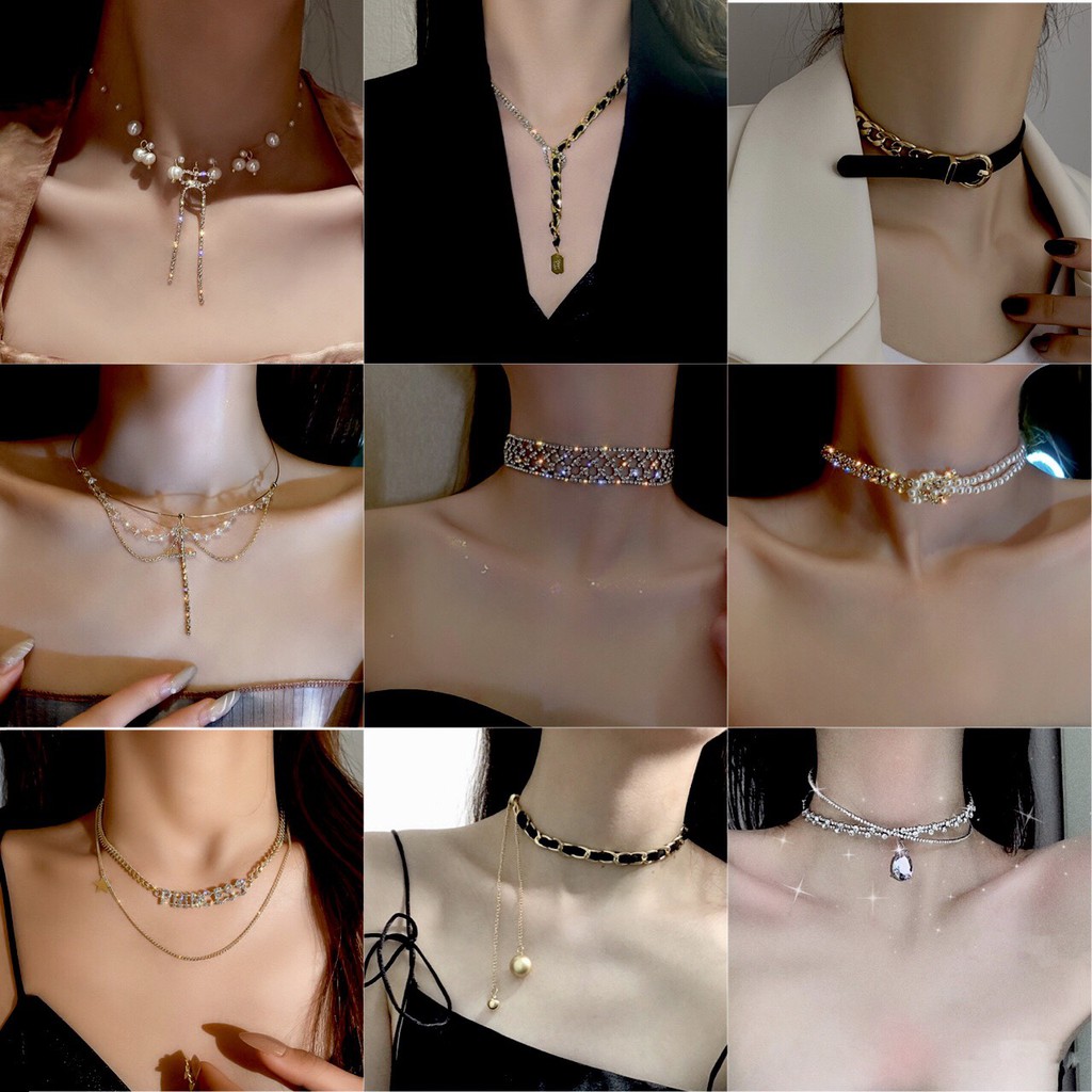 VÒNG CỔ CHOKER ĐÁ