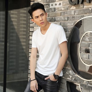Áo phông nam cổ tim