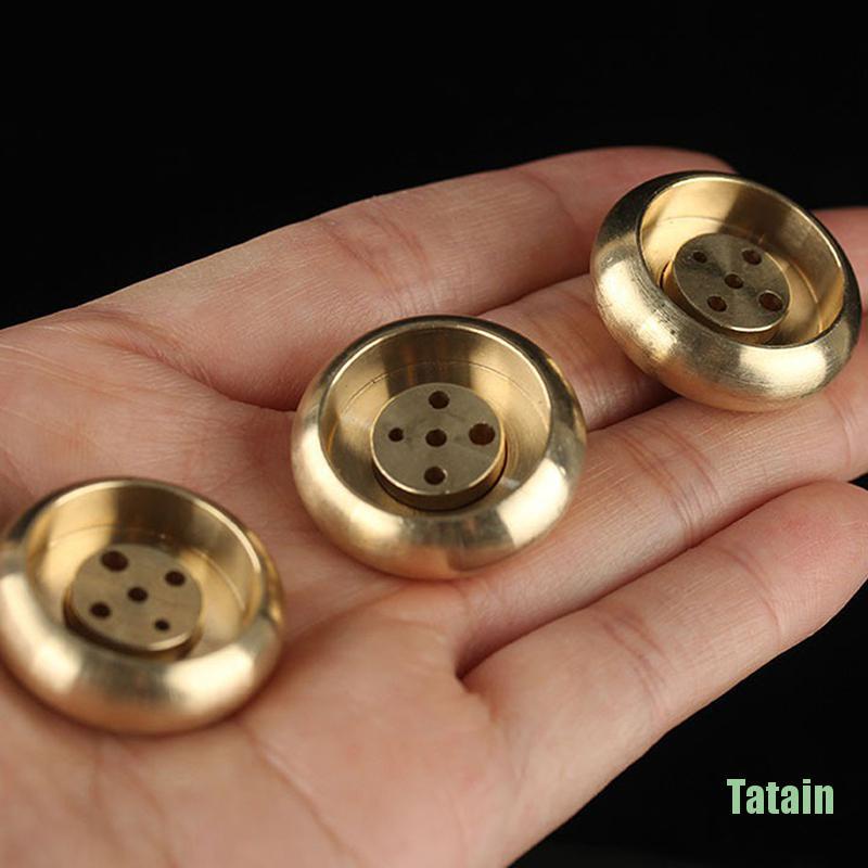 Đế đốt trầm hương 5 lỗ bằng đồng thau mini chất lượng cao