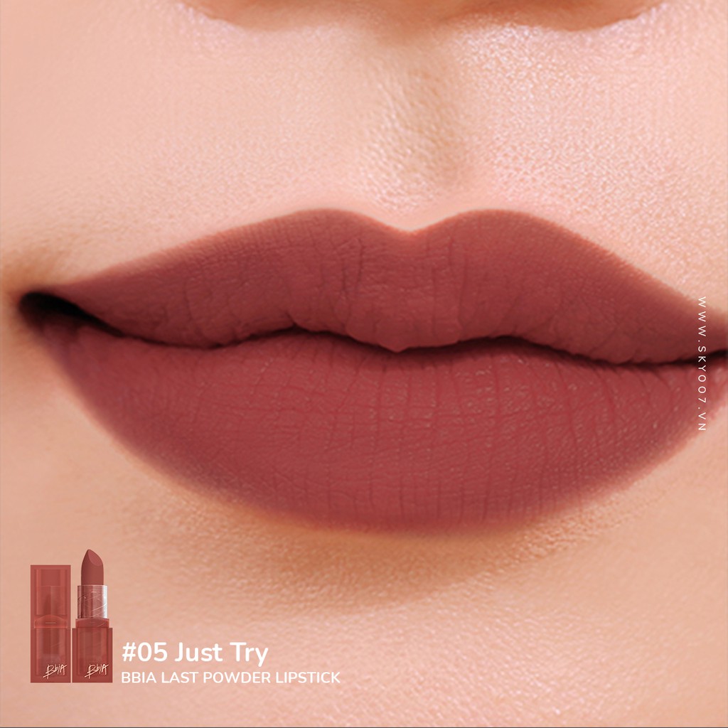 Son lì Bbia Last Powder Lipstick - 05 Just Try 3.5g - Bbia Official Store