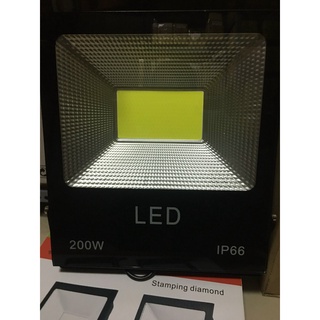 Đèn pha Led Mỏng 200W(75%) COB ánh sáng trắng,vàng..
