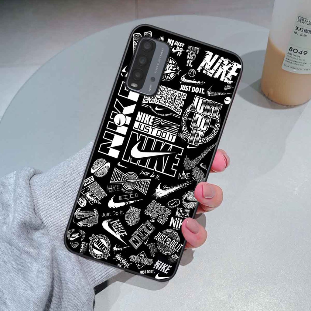 Ốp Xiaomi Redmi 9T in hình thương hiệu L.V, N.I.K.E cá tính, đẳng cấp