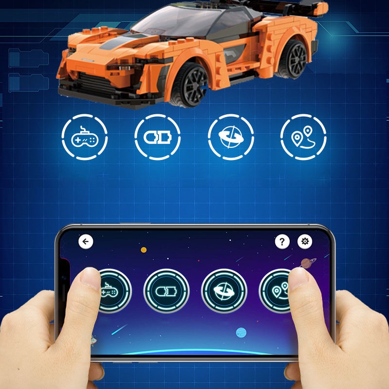 Đồ Chơi Điều Khiển Từ Xa Lắp Ráp LEGO Xe Đua Thể Thao Blaze Sports Car CaDA C51075 Với 295 Mảnh Ghép