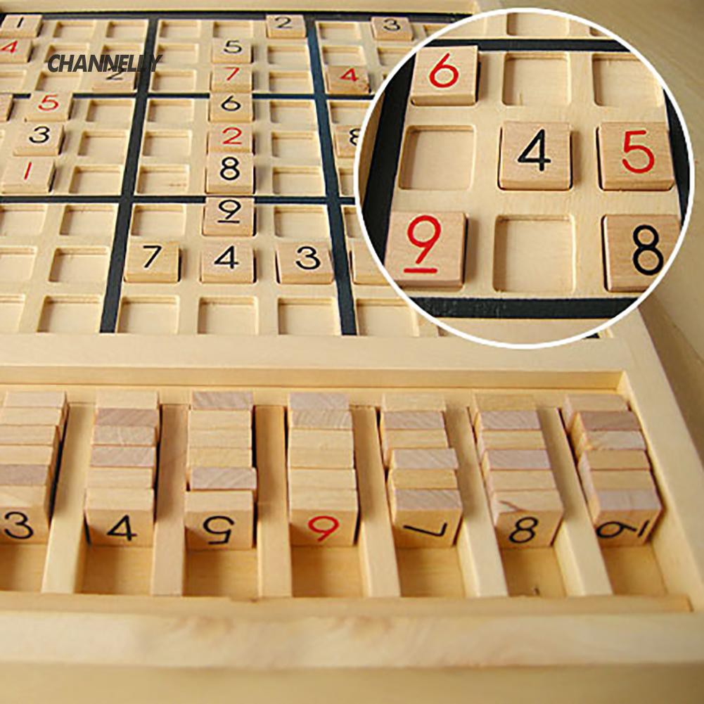 Bộ Cờ Sudoku Từ 1 Đến 9 Dành Cho Người Lớn Và Trẻ Em