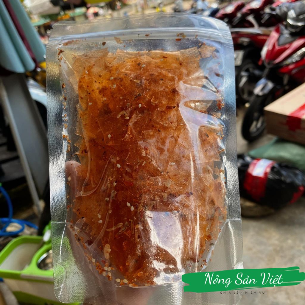 Bánh tráng sấy mắm tép đặc sản Bình Định bánh tráng mắm tép ngon giòn ăn là mê - 04100193