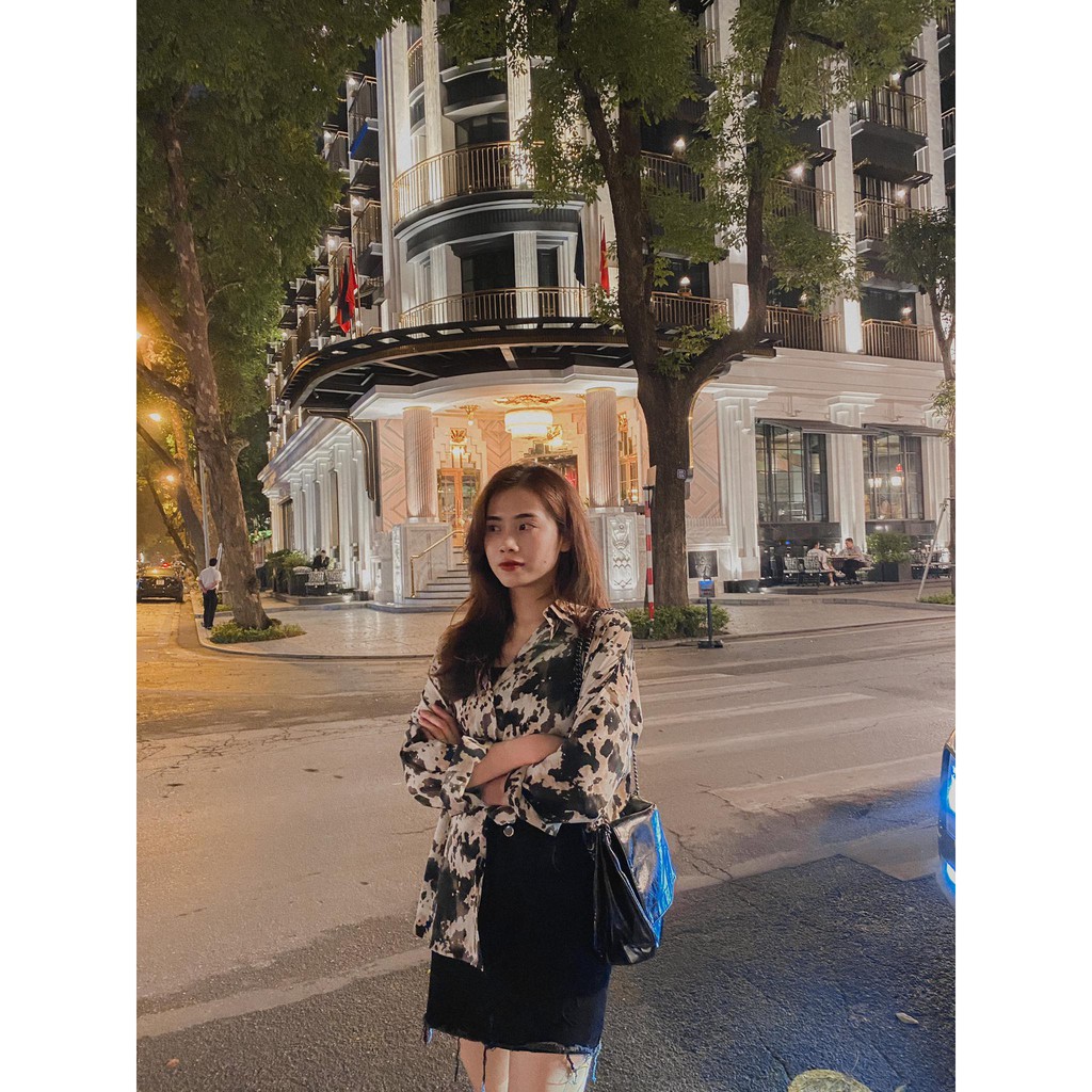 [Mã WASKT304 giảm 15% tối đa 30K đơn 99K] Áo sơ mi voan da báo | BigBuy360 - bigbuy360.vn