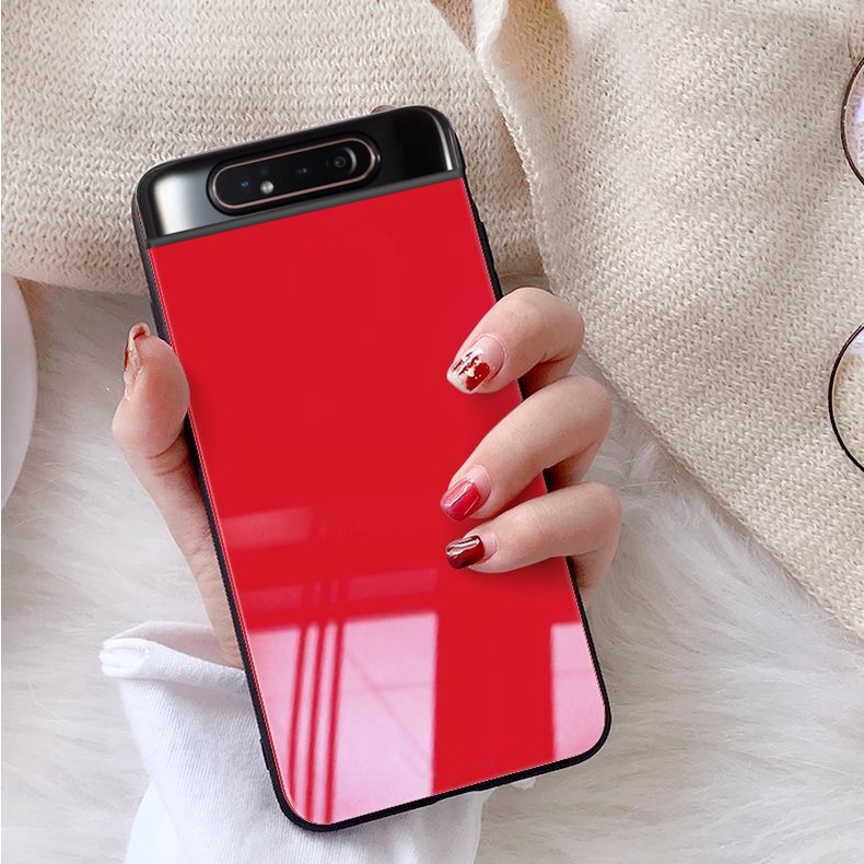Ốp Lưng SAMSUNG GALAXY A80 Mặt kính gương sáng bóng cao cấp
