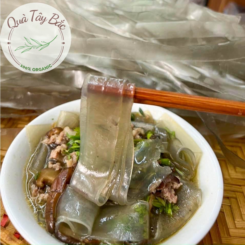 Miến dẹt thái tay Điện Biên Dai Ngon gói 500g