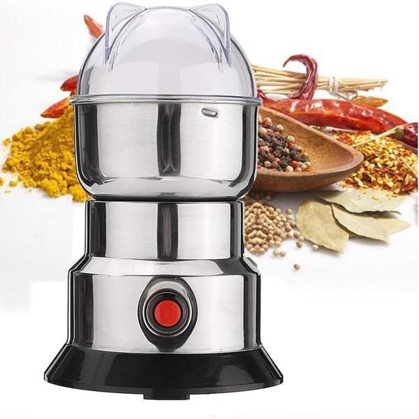 Máy Xay Hạt Khô Siêu Mạnh tặng kèm 1 bộ dao + 1 chổi mini dọn vệ sinh máy